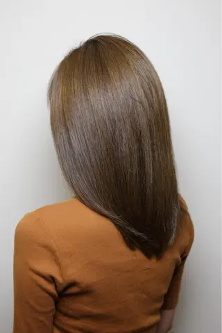 ミディアム セミロング ロング カラー ReMix 新宿店所属・タジマ ヤスヒサのヘアスタイル