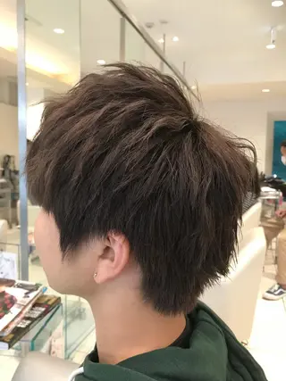 ショート カラー パーマ ヘアアレンジ メンズ キッズ ネイル マツエク・マツパ MODEK's西宮店 マネージャー神道有基のヘアスタイル