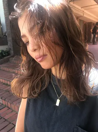 セミロング カラー PALAN K-Beauty SHINJUKU所属・“ミニモ最高評価獲得 “代表"Kohei"のヘアスタイル