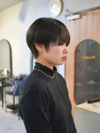 ショート tuuli 下大利店所属・はまだ かんたのヘアスタイル