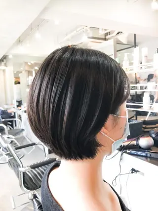 ショート ボブ×縮毛矯正 ryotaのヘアスタイル