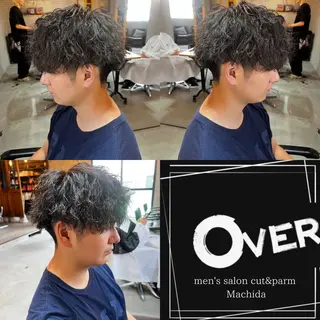 パーマ メンズ 髪質改善美容室bokuno町田店所属・メンズ＆髪質改善縮毛 矯正【平山🔥拓哉】のヘアスタイル