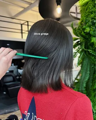 ミディアム カラー Pocket仙台 💚モエリのヘアスタイル