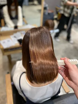 ミディアム 稲田 ことみのヘアスタイル