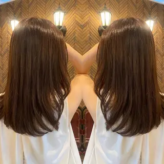 ロング カラー tocca 💜石田愛結💜のヘアスタイル
