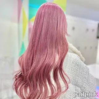 セミロング カラー ヘアアレンジ 🫧原宿艶ワンカラー /ダブルカラー🫧のヘアスタイル