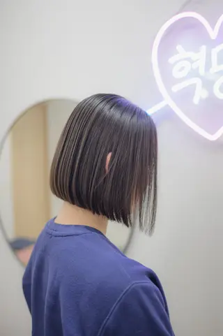 ショート ショート/ボブ ハイトーン❤️原航平のヘアスタイル