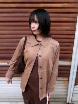 ミディアム ニワ/レイヤーカット /透明感カラー💎のヘアスタイル