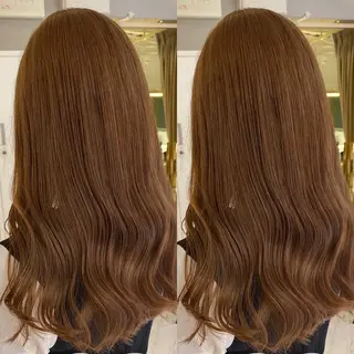 セミロング カラー ヘアアレンジ ekolu北梅田店所属・梅田中崎町髪質改善 /オキヒロト/エコルのヘアスタイル
