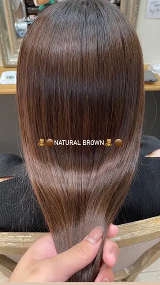 ロング カラー KOKORO 中村 朱里のヘアスタイル