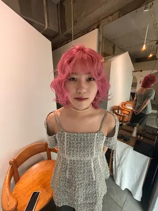 ショート カラー mirai/レイヤー ボブ/ショートのヘアスタイル