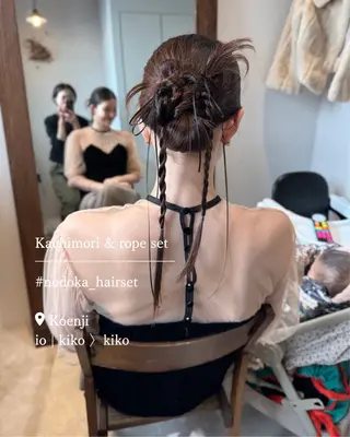 ロング ヘアアレンジ お呼ばれセット🕊️ 高円寺/太田和のヘアスタイル