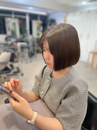 ショート 🤍ショートボブ 🤍NANAMI🤍のヘアスタイル