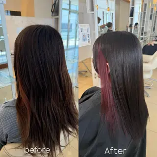 ロング カラー 🌷🪽ྀི 岡本 かおり 🪽ྀི🌷のヘアスタイル