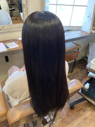 ロング カラー 個室　髪質改善サロン　HANARE by youres hair 神楽坂 【はなれ】所属・🌈髪質改善 縮毛矯正特化🌈松田のヘアスタイル