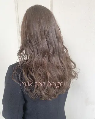 カラー 透明感/オリーブ/ グレージュ/YUKAのヘアスタイル