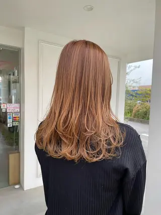 ロング 木村 架音のヘアスタイル