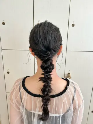 ロング ヘアアレンジ 🦋Misaki🦋 メンズパーマ/着付けのその他イメージ