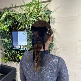ロング ヘアアレンジ ヘアアレンジ /ネイル/美波のヘアスタイル