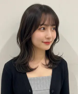 ミディアム 中韓🇨🇳🇰🇷 トレンド＆髪質改善のヘアスタイル