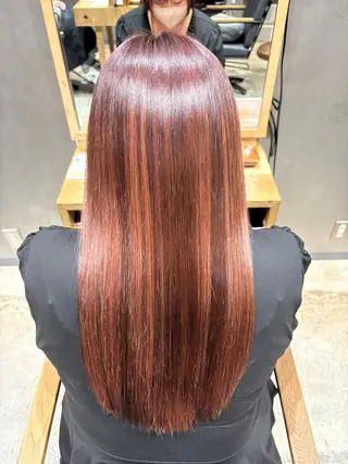 ロング カラー Inity心斎橋/ クルミのヘアスタイル