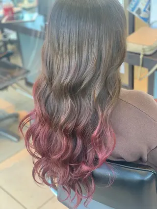 ロング カラー Baleine所属・Baleine ♡⃛野口麻衣♡⃛のヘアスタイル