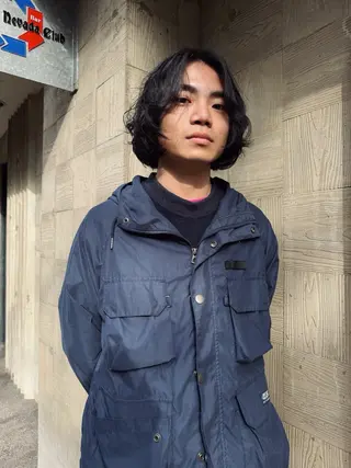 セミロング パーマ chokizawa .のヘアスタイル