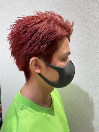 ショート カラー ✨武内凌太✨ 複雑履歴/ムラ修正のヘアスタイル