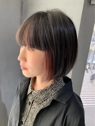 ショート エクステ/カラー 髪質改善/トミタのヘアスタイル