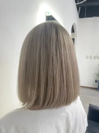 ミディアム レイヤー/髪質改善/ ブリーチ/コタケのヘアスタイル