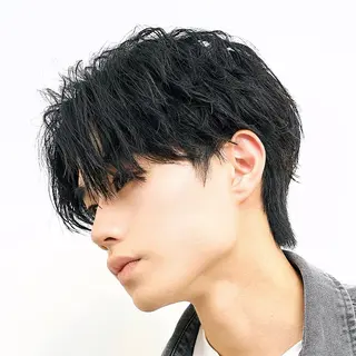 パーマ メンズ 【メンズ特化✨】 縮毛矯正/千原涼麻のヘアスタイル