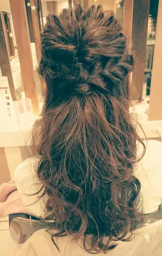 ロング ヘアアレンジ ヘアセット/髪質改善 /カラー/TADOのヘアスタイル