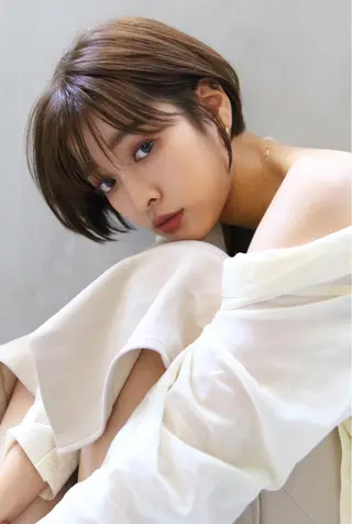 ショート ヘアーズベリー 藤本のヘアスタイル
