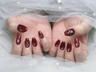 ネイル 【Eclat ｴｸﾗ】nail＆beauty所属・Eclat〔ｴｸﾗ〕 MOEKA𝜗𝜚*のネイルデザイン