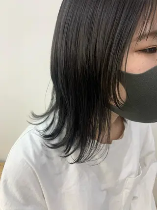 ミディアム カラー bob/ aoiのヘアスタイル