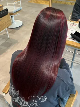 ロング 髙橋 美妃のヘアスタイル