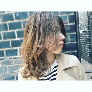 セミロング パーマ Musiiik hairのヘアスタイル
