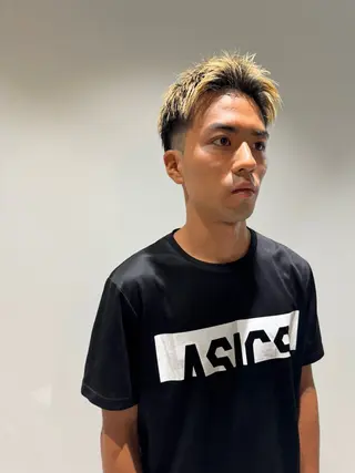 ショート メンズ メンズカット/ ブリーチ/かほのヘアスタイル