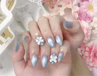 ネイル 【パラジェル・フィルイン】 T&BNAIL STUDIO所属・り オ　ロング無制限中のネイルデザイン