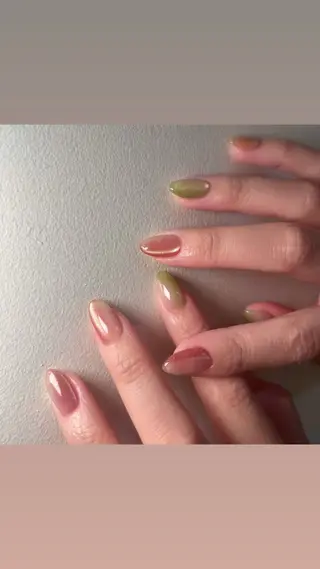 ネイル Yumi /シンプル /上品+カジュアルのネイルデザイン