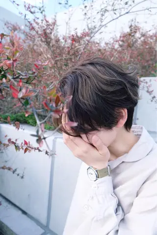 ショート カラー Fuuu《フゥ》所属・シノザキ シンゴのヘアスタイル