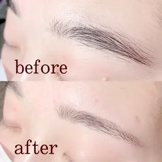 メンズ マツエク・マツパ Ray+beauty 住吉店 ＊ 桐山美優のマツエク・マツパデザイン