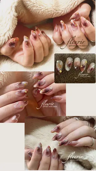 ネイル フルリール 【プライベートサロンのネイルデザイン