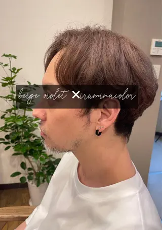 カラー メンズ 髪質改善/カラー 🖤‎🤍川島のヘアスタイル