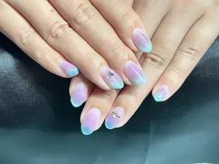 ネイル Nail_ SkyBlue_Jのネイルデザイン