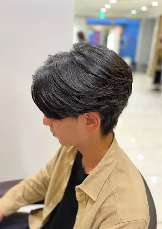 パーマ メンズ 【メンズパーマ✨️ フェザーパーマ】岩城のヘアスタイル