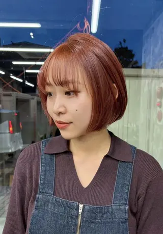 ショート カラー EDAME熊谷☘️ クラカミ レンのヘアスタイル