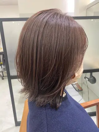 ミディアム カラー 半個室女性salon 🩰Natsumiのヘアスタイル