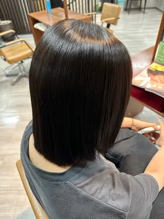 ミディアム arika オケシ　リョウダイのヘアスタイル