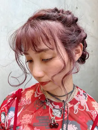 カラー ハイトーン /愛子のヘアスタイル